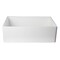 Alfi Brand White 30" Contemporary Smooth Apron Fireclay Farmhouse Kitchen Sink AB510-W - alternate 3